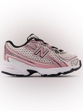 New Balance 740 Kids Pink and Black Sneakers
